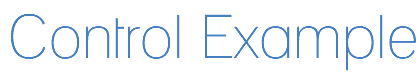Control Example